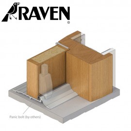 Raven RP111 Si Threshold Plates Door Seal Clear Anodized 1M Length